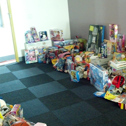 Engineering's Toy Drive Contribution