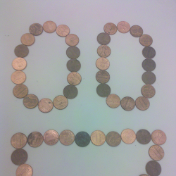 The pennies are happy... and so am I