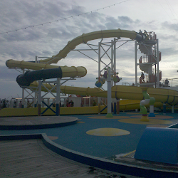 Small water park (on the boat)